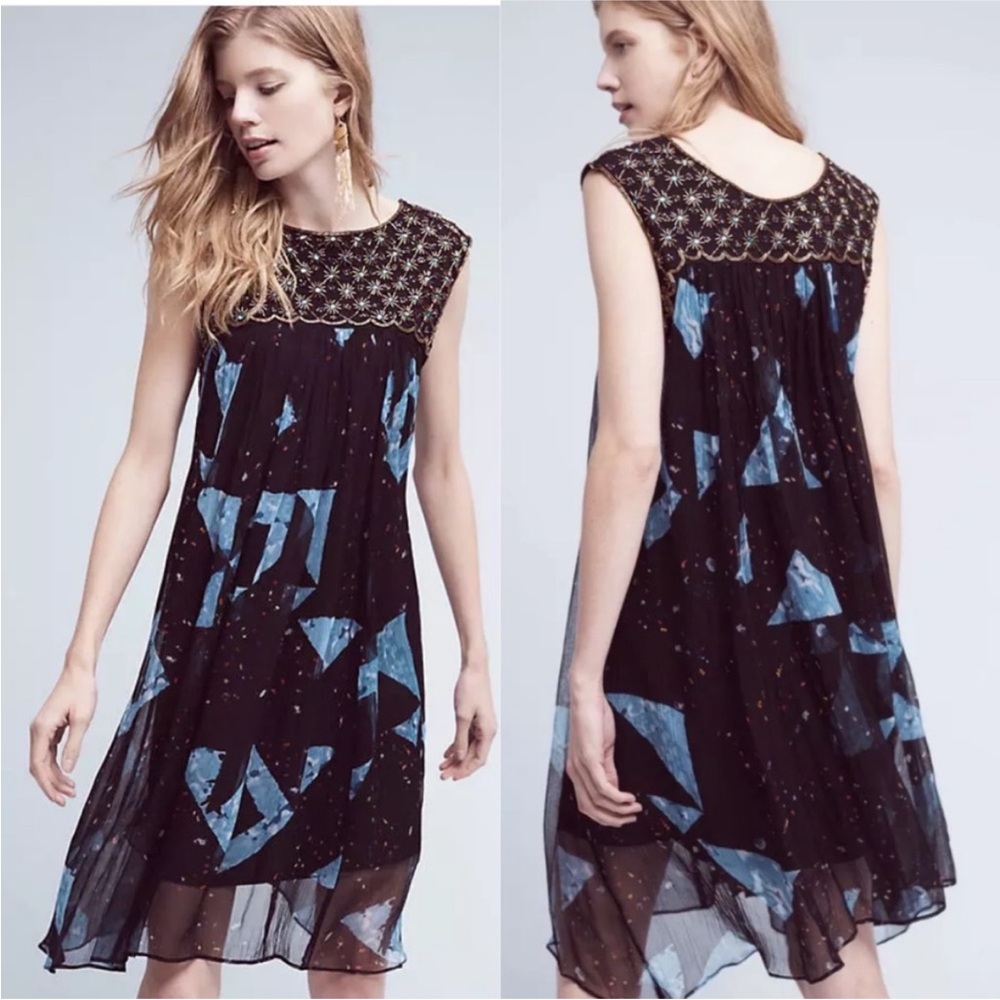 Moulinette Soeurs Anthropologie Lydia beaded dress